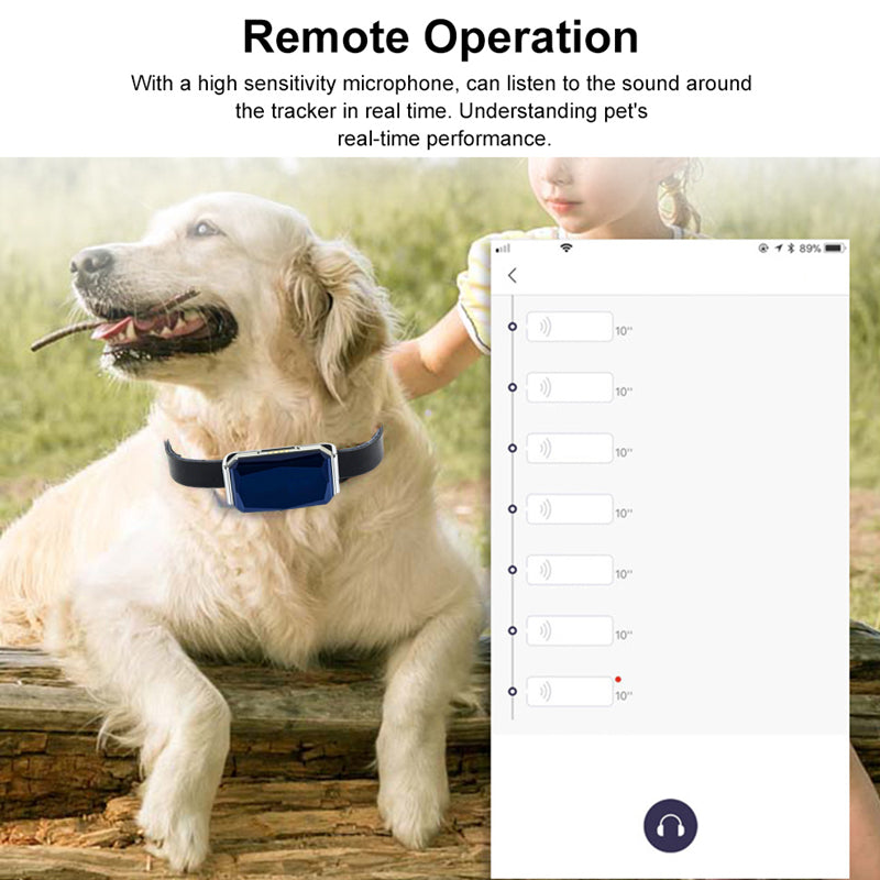 Pet Collar With Gps Tracker Waterproof Anti-Lost Dog Collar For Dogs Cats Outdoor Long Standby Footprint Tracking Locator Items