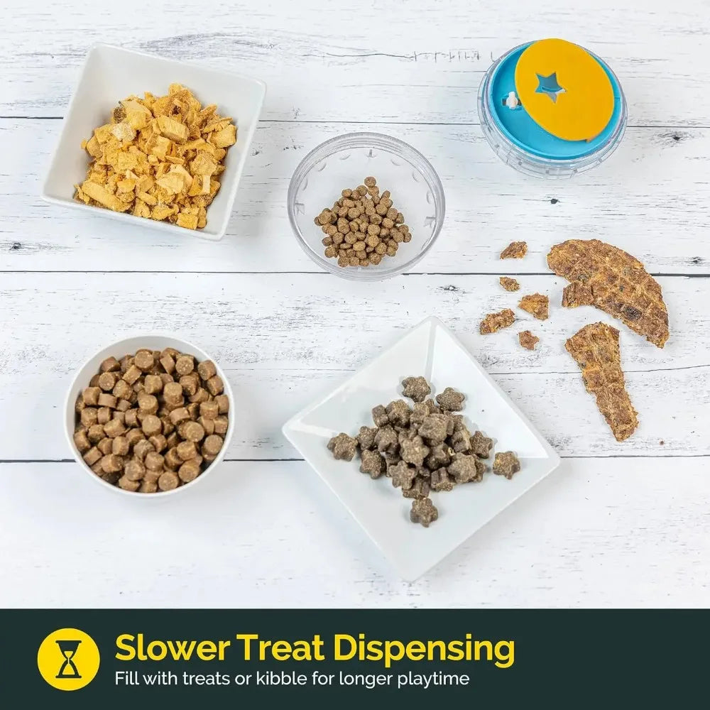 IQ Treat Ball Dog Treat Dispenser Toy Ball Interactive Dog Toy - 4