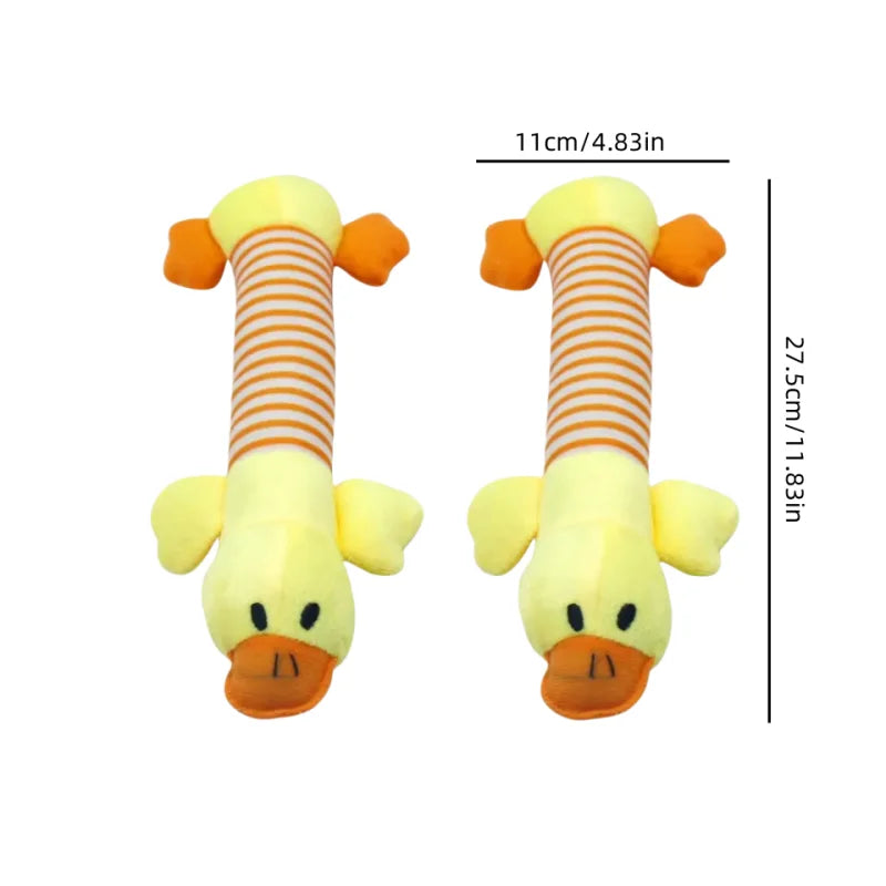 Molar Dog Toy Plush Supplies Fit For All Puppy Pet Squeak Chew Toy Funny Durable Chew Elephant Duck Pig Toy Pets Supplies Molar