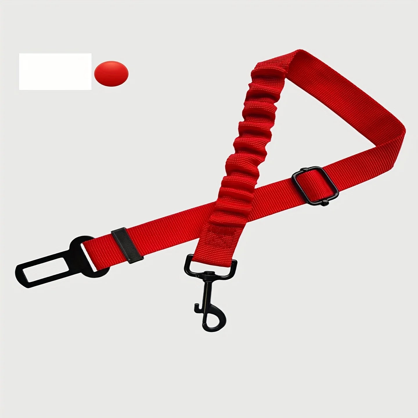 Adjustable Dog Seat Belt Harness - Elastic Nylon Retractable Safety Restraint with Secure Clasps for All Dog Sizes, Dog Harness