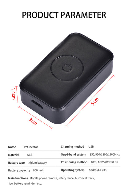 Pet Collar With Gps Tracker Waterproof Anti-Lost Dog Collar For Dogs Cats Outdoor Long Standby Footprint Tracking Locator Items