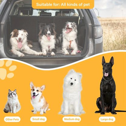 Adjustable Dog Seat Belt Harness - Elastic Nylon Retractable Safety Restraint with Secure Clasps for All Dog Sizes, Dog Harness