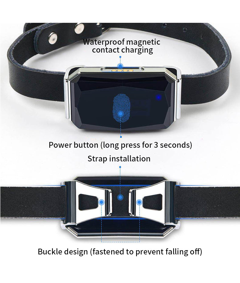 Pet Collar With Gps Tracker Waterproof Anti-Lost Dog Collar For Dogs Cats Outdoor Long Standby Footprint Tracking Locator Items