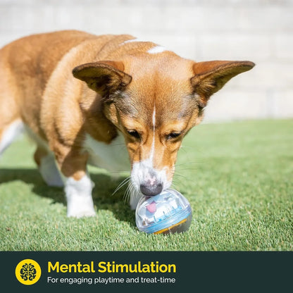 IQ Treat Ball Dog Treat Dispenser Toy Ball Interactive Dog Toy - 4" Dog Food Toy Stimulation Pet cat leakage toy Slow Feeder