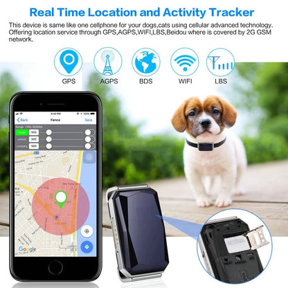 Pet Collar With Gps Tracker Waterproof Anti-Lost Dog Collar For Dogs Cats Outdoor Long Standby Footprint Tracking Locator Items